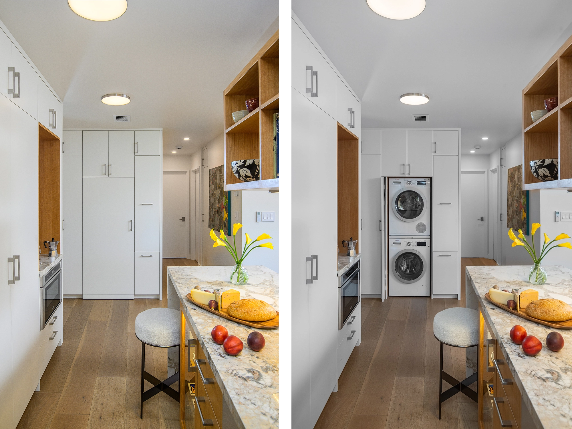Reed Condo Laundry cabinet